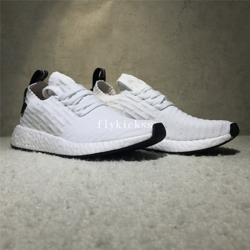 Real Boost Adidas NMD R2 Primeknit White